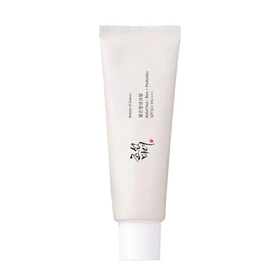 Beauty of Joseon Relief Sun Rice + Probiotics sunscreen tube with beige cap