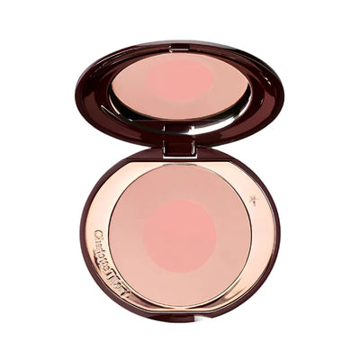 Charlotte Tilbury Cheek to Chic blush compact showing two-tone shades