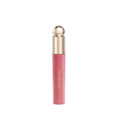 Rare Beauty lip oil in shade selection with glossy finish