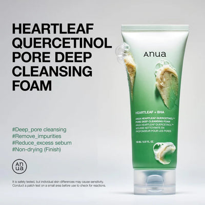 Anua Heartleaf + BHA Pore Deep Cleansing Foam 150ml