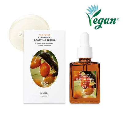 Dr. Althea Vitamin C Boosting Serum bottle with dropper and amber hue