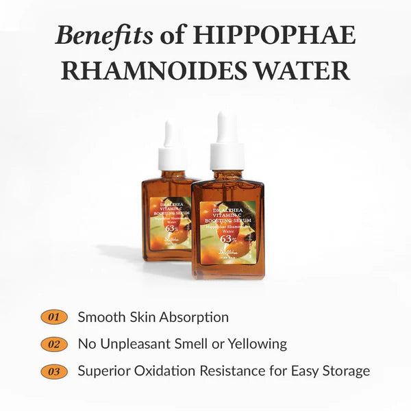 Dr. Althea Vitamin C Boosting Serum bottle with dropper and amber hue