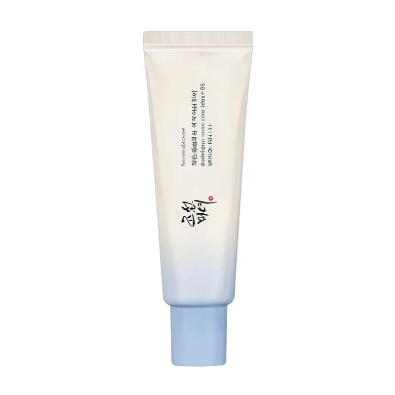 Lightweight rice water sunscreen with vitamin B5 by Beauty of Joseon